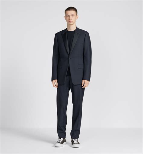 dior navy tuxedo|kim jones Dior tuxedo.